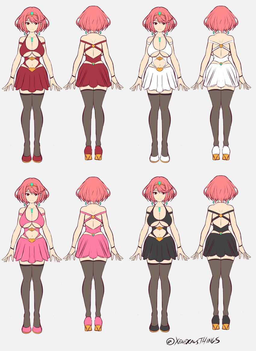 pyra (xenoblade chronicles and 1 more) drawn by xendraw