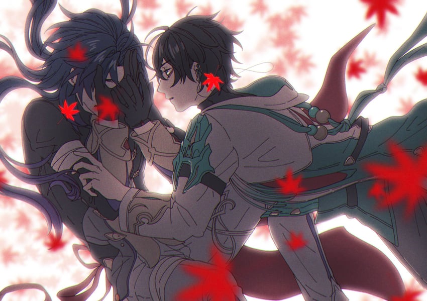 dan heng and blade (honkai and 1 more) drawn by yzk_sho