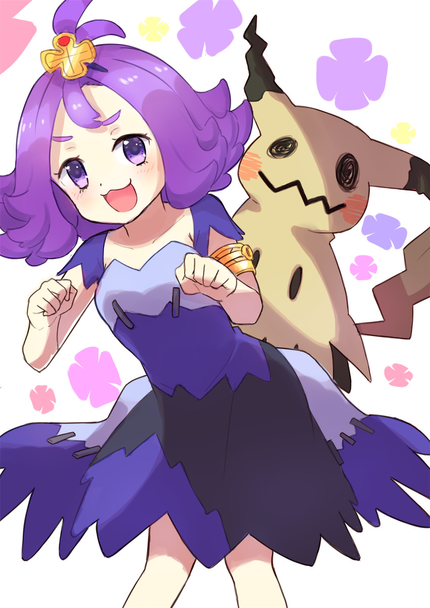 mimikyu and acerola (pokemon and 1 more) drawn by tsukiman