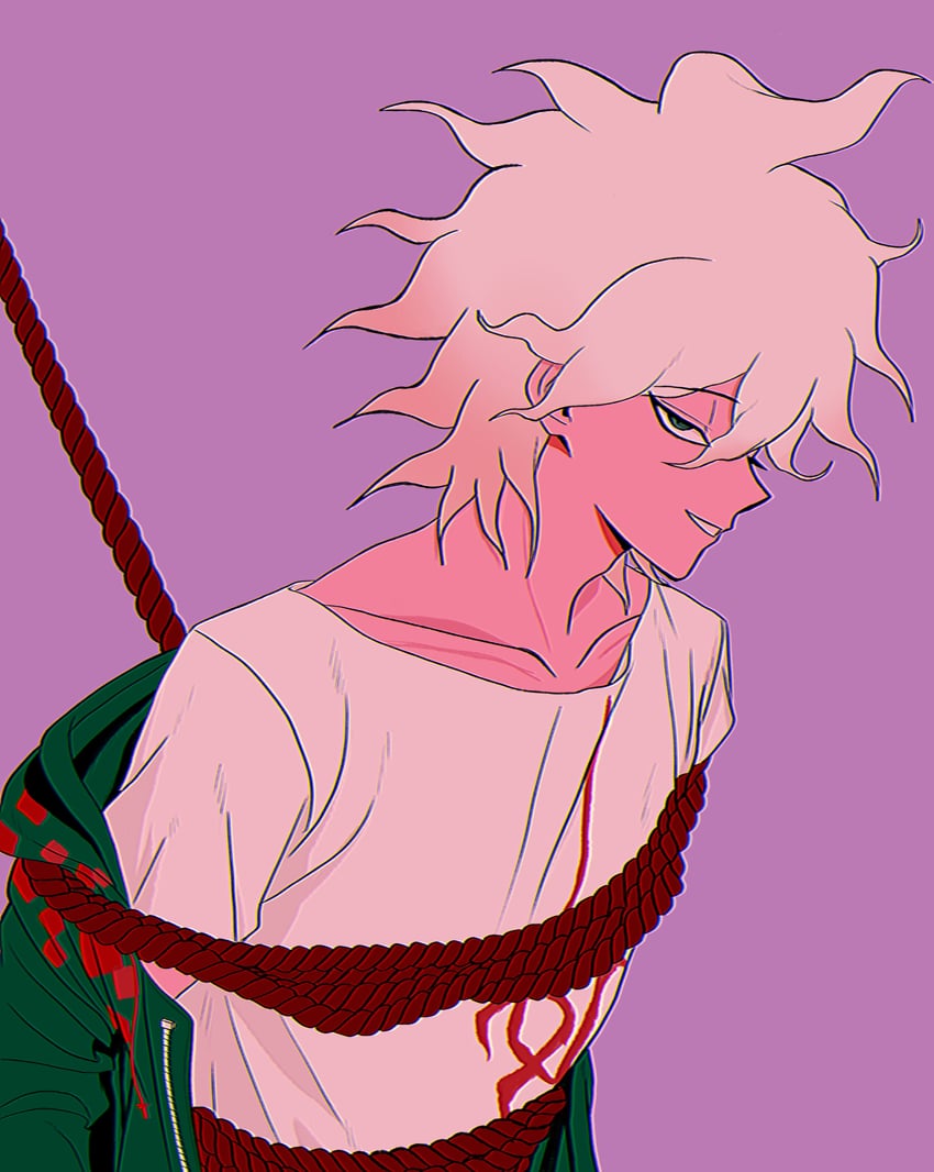 komaeda nagito (danganronpa and 1 more) drawn by uri_ka55