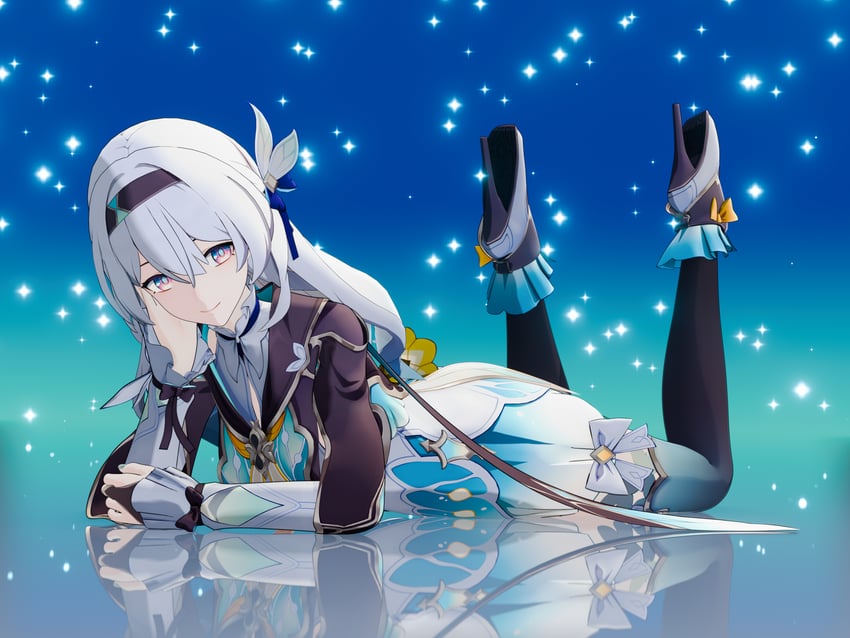 firefly (honkai and 1 more) drawn by dab_neko and finathai