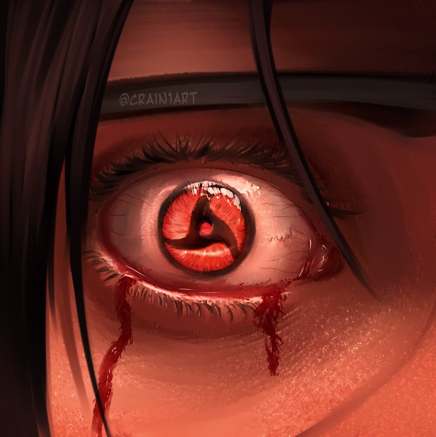 uchiha itachi (naruto and 1 more) drawn by crain1art