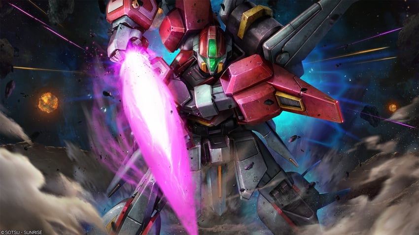 zeta gundam mp type (gundam and 4 more) drawn by tenjin_hidetaka