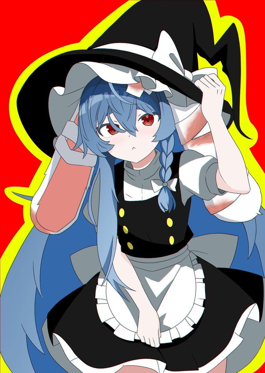 kirisame marisa and para (touhou and 1 more) drawn by noiriririri