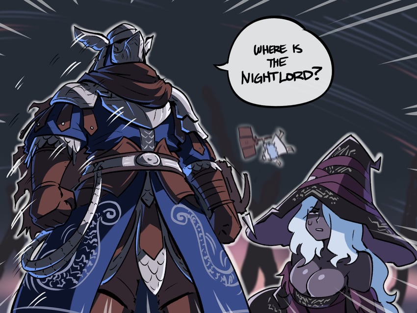 recluse, revenant, wylder, and libra (elden ring and 1 more) drawn by tina_fate