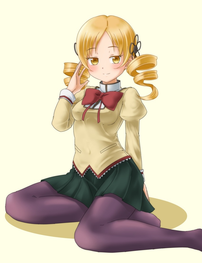 tomoe mami (mahou shoujo madoka magica) drawn by kuri_youkan