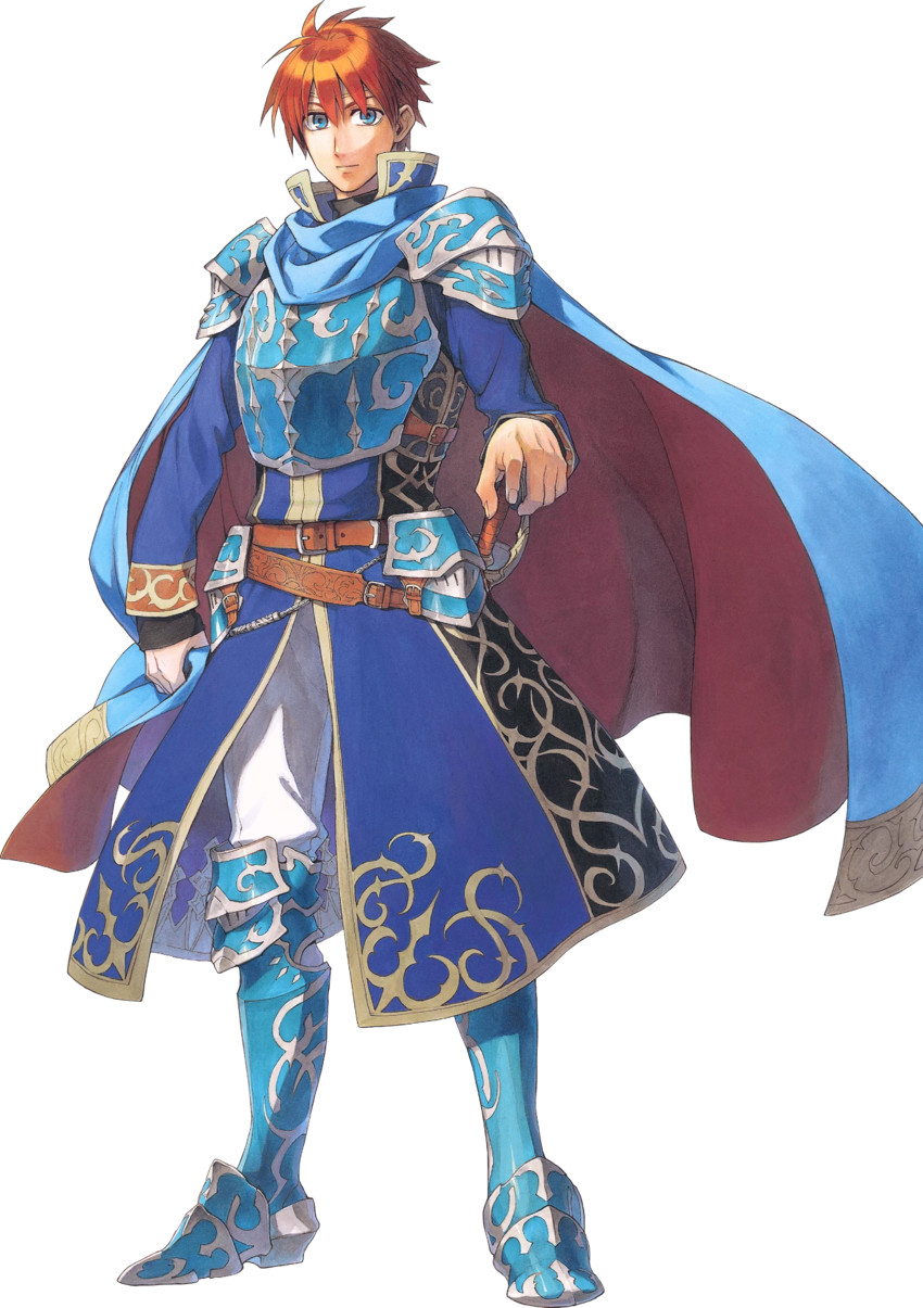 eliwood (fire emblem and 2 more) drawn by miyuu