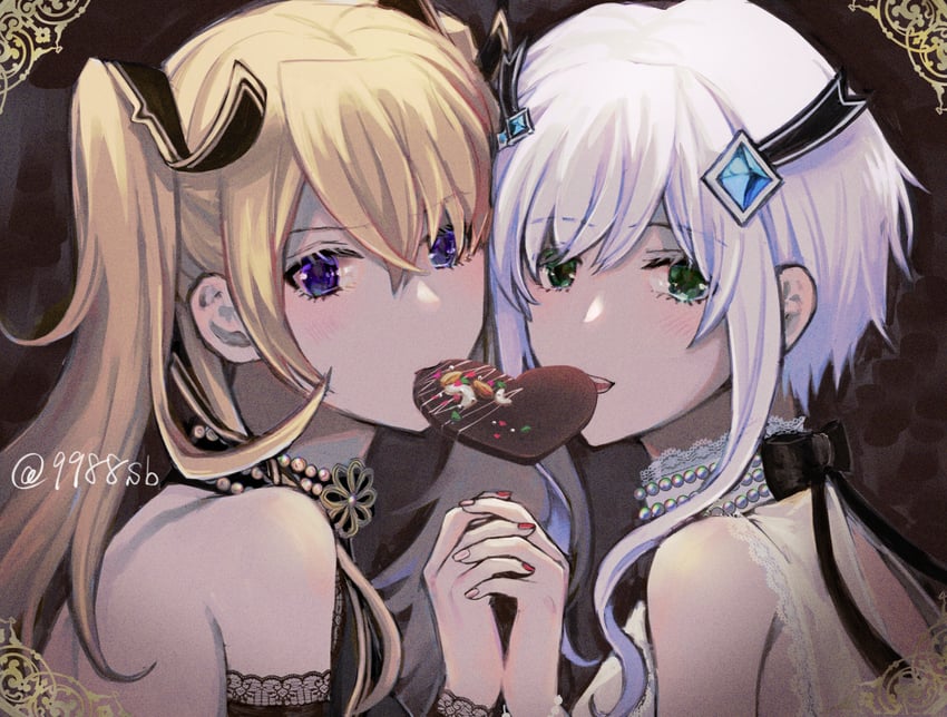 misha necron and sasha necron (maou gakuin no futekigousha) drawn by sabasushi
