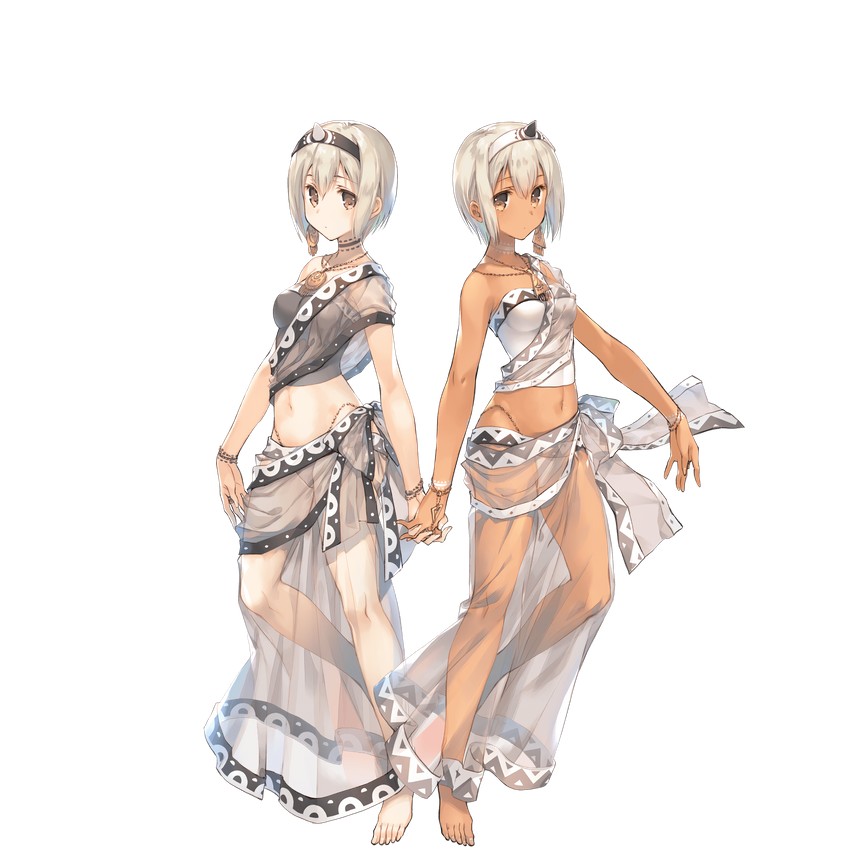 uruuru and saraana (utawarerumono and 1 more) drawn by mitsumi_misato