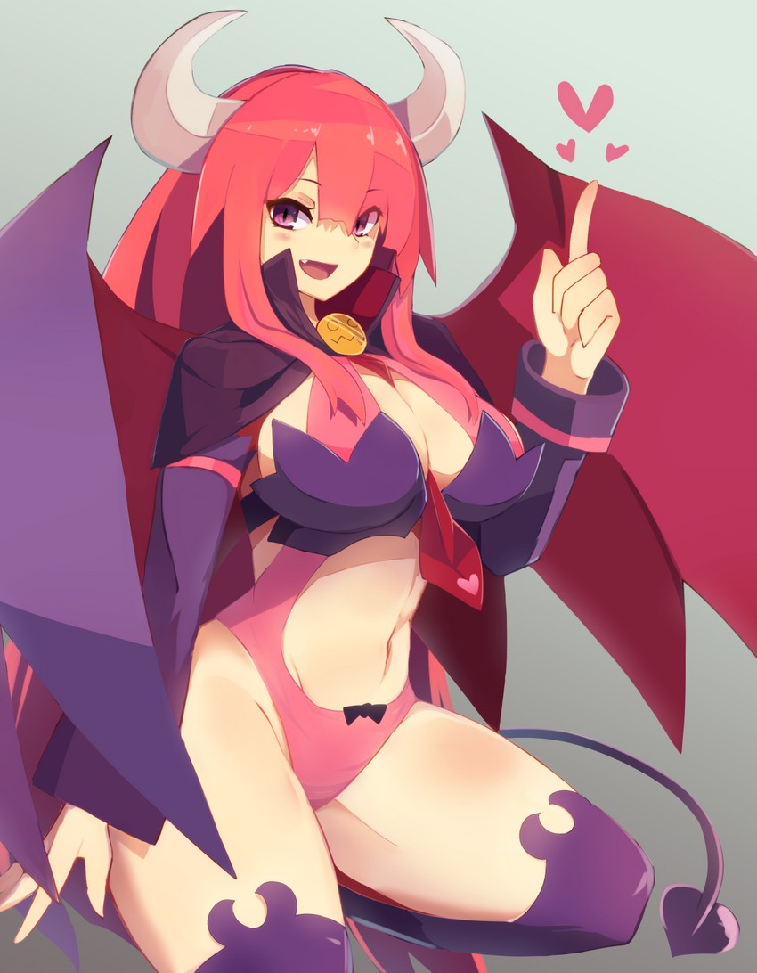 succubus (disgaea and 1 more) drawn by yonaga_san