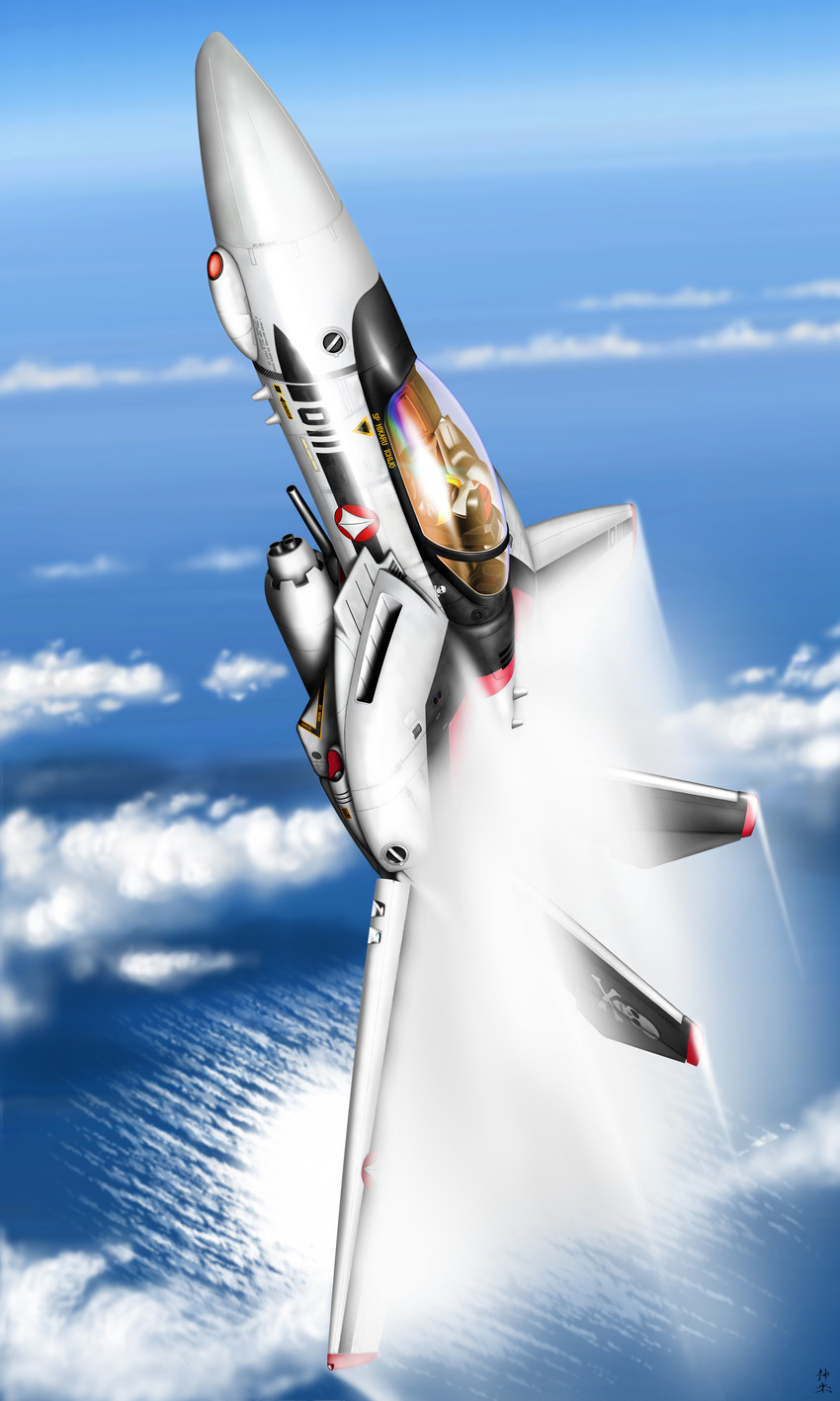 vf-1, ichijou hikaru, and vf-1a (macross and 2 more) drawn by kagura_(cxwd23e)