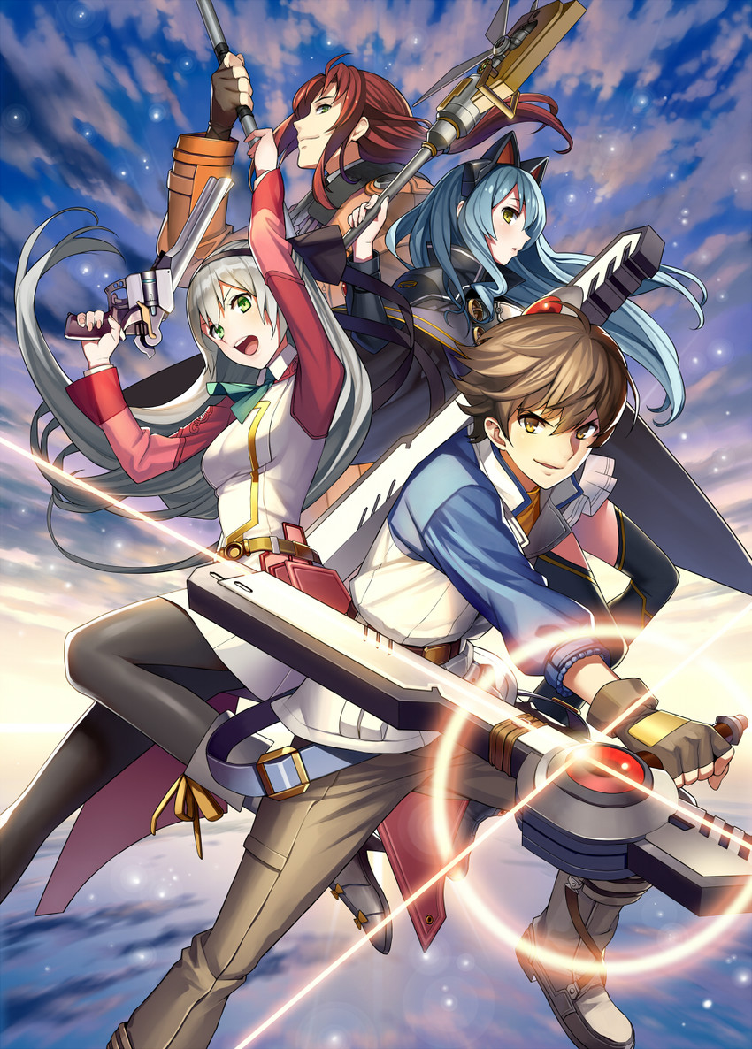 tio plato, elie macdowell, lloyd bannings, and randolph orlando (eiyuu densetsu and 1 more) drawn by gaou_(umaiyo_puyoman)