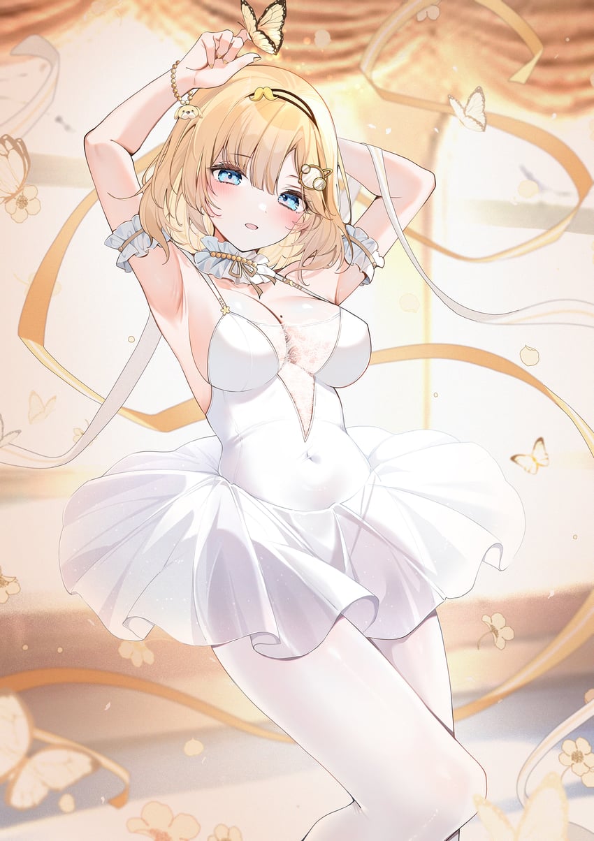 watson amelia (hololive and 1 more) drawn by yukineko1018