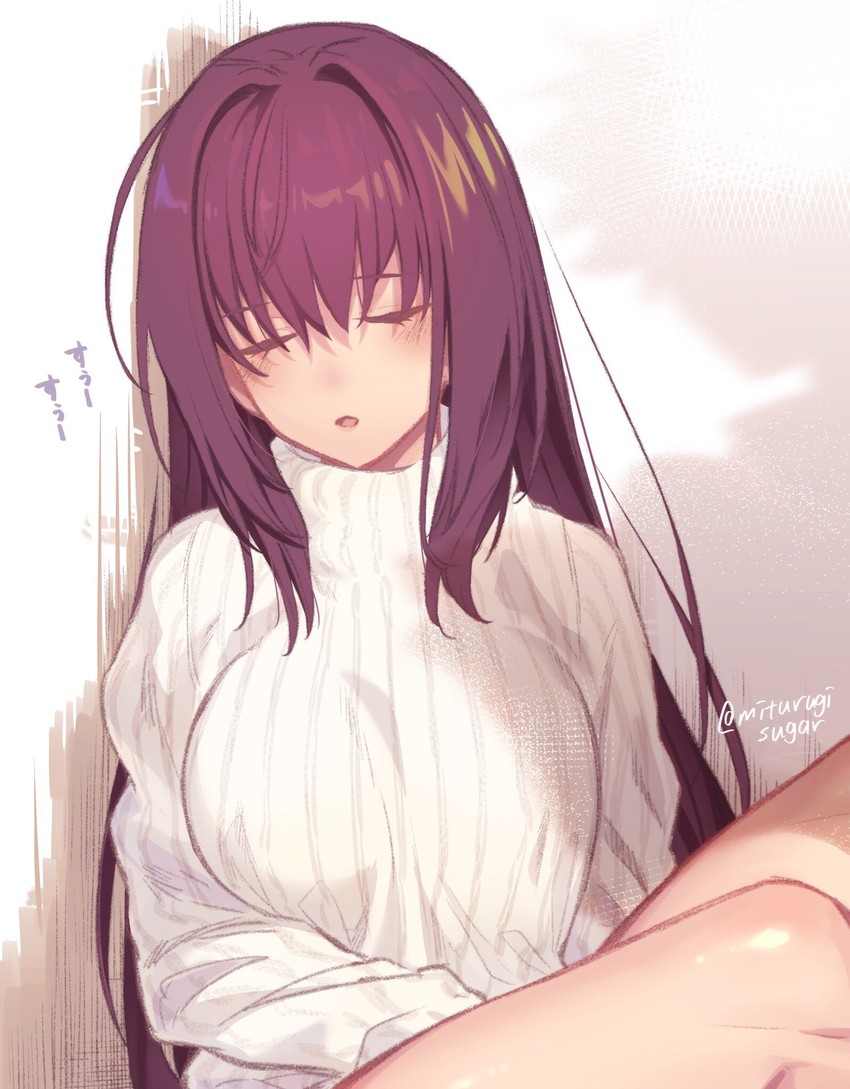 scathach (fate and 1 more) drawn by mitsurugi_sugar