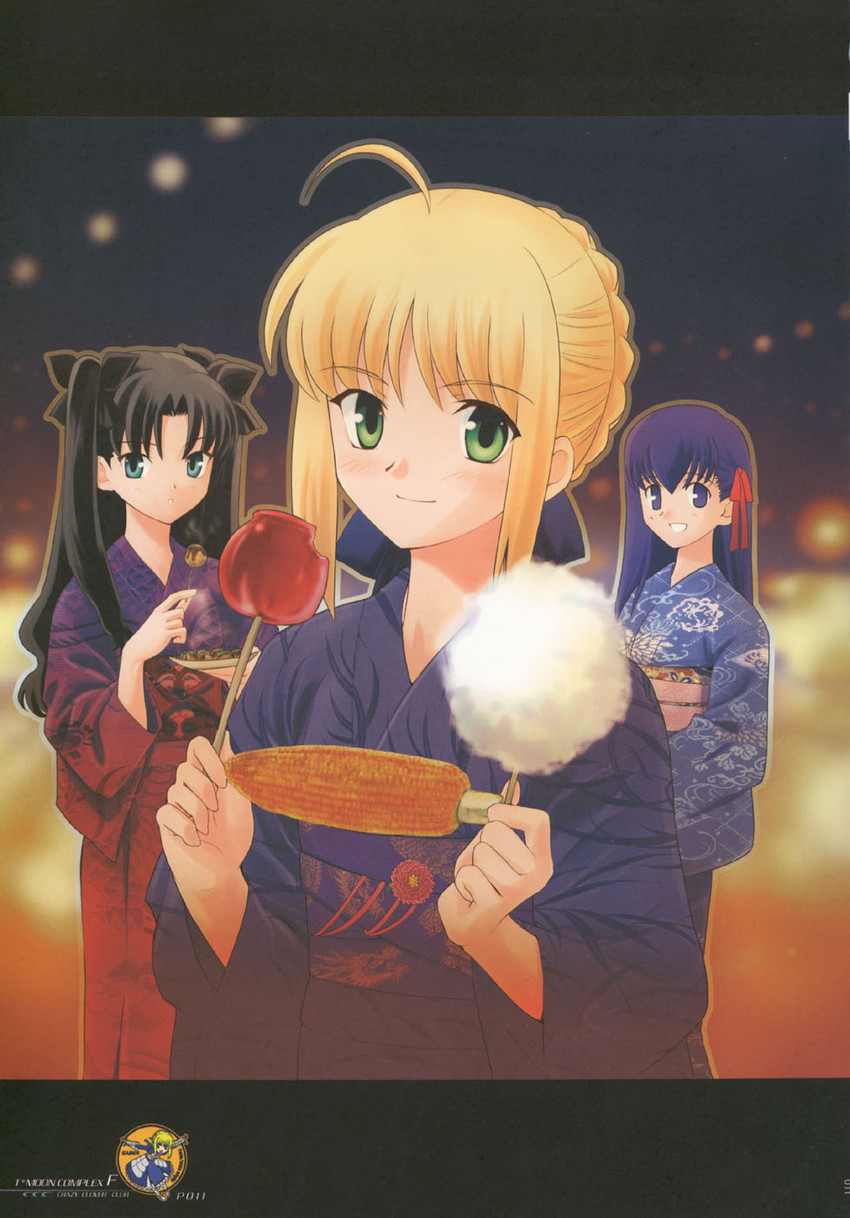 artoria pendragon, saber, tohsaka rin, and matou sakura (fate and 1 more) drawn by shirotsumekusa
