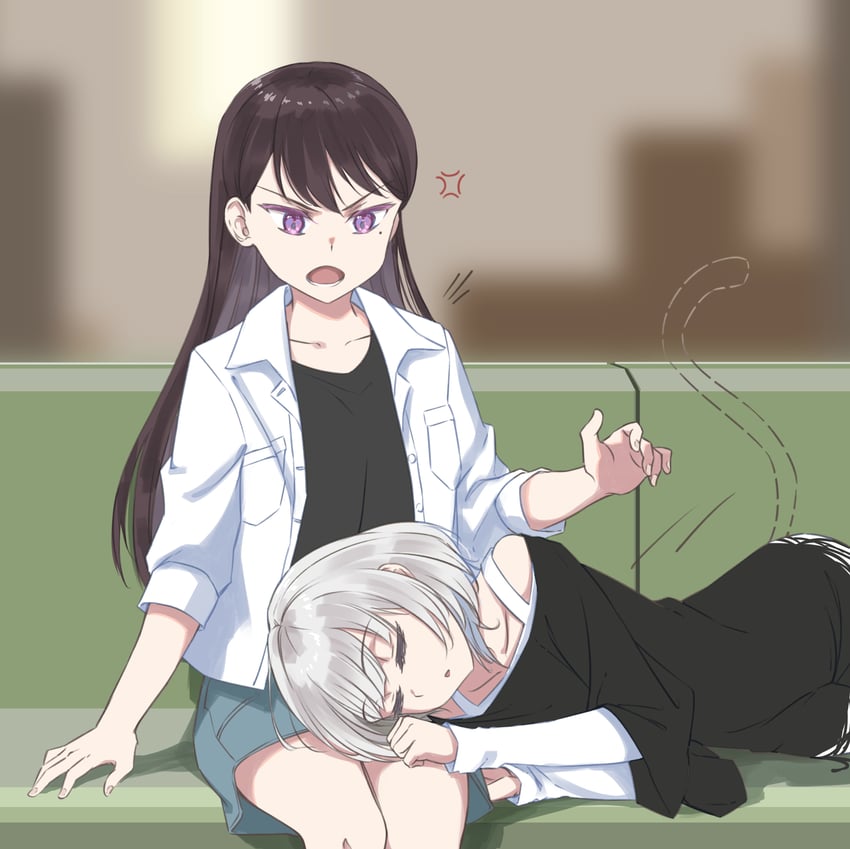 shiina taki and kaname raana (bang dream! and 1 more) drawn by raito_taisha