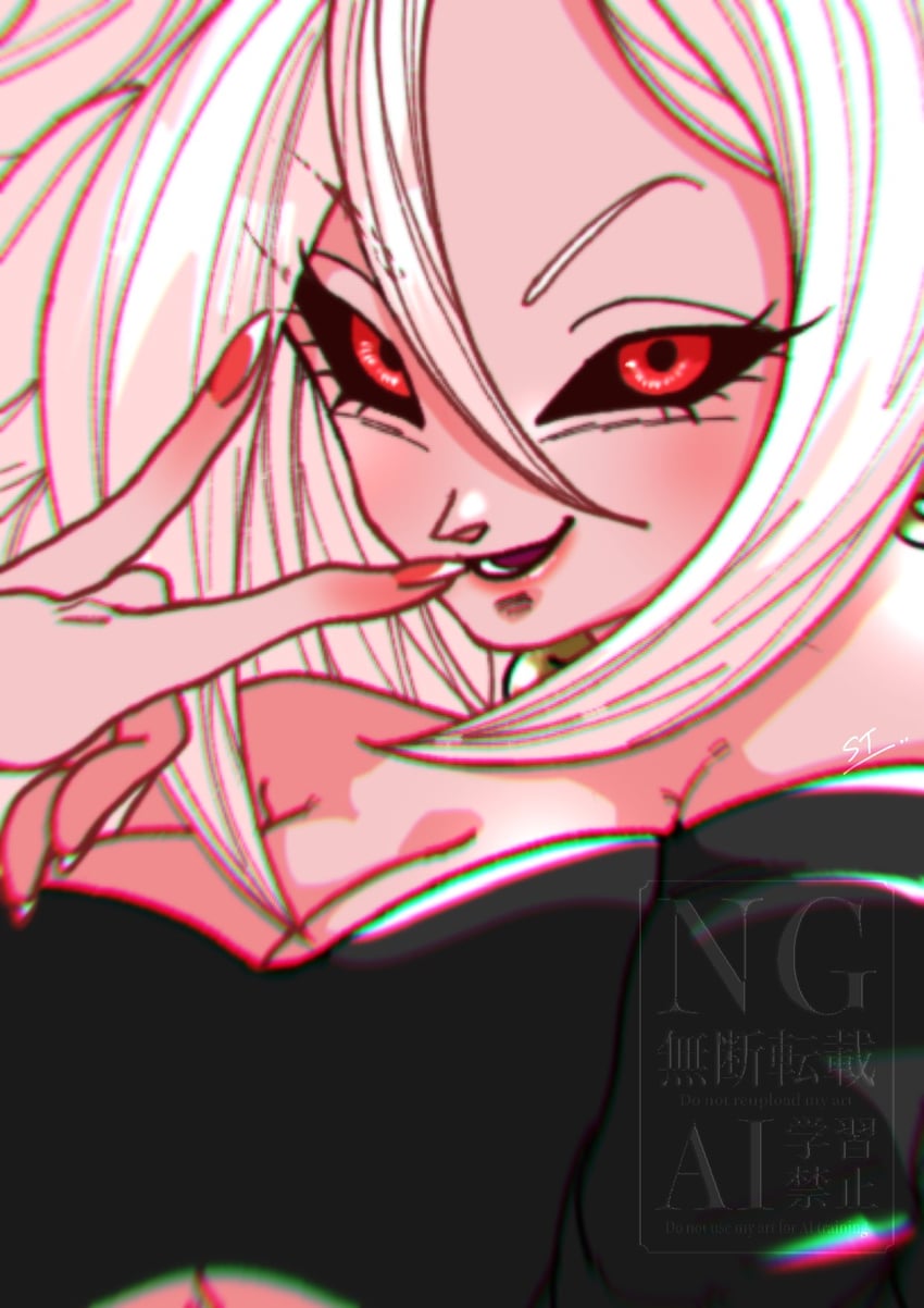 android 21 and majin android 21 (dragon ball and 1 more) drawn by stktik09060906