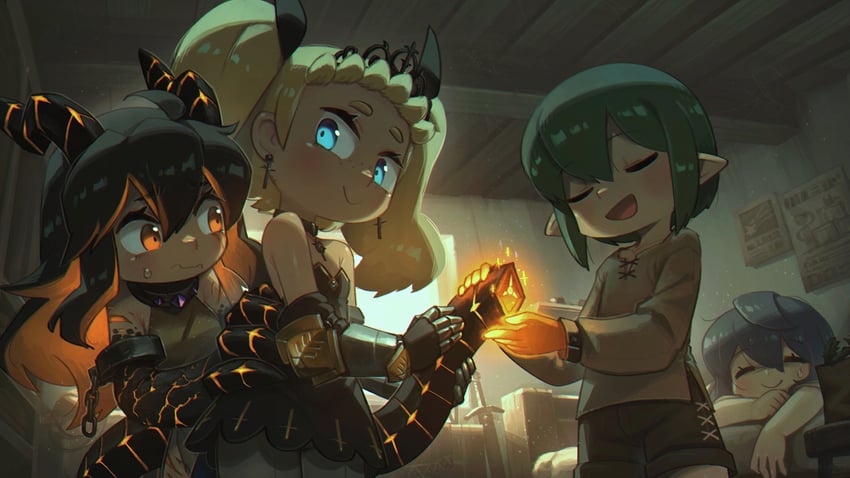 cressey, erynn, and wallace (original) drawn by porforever