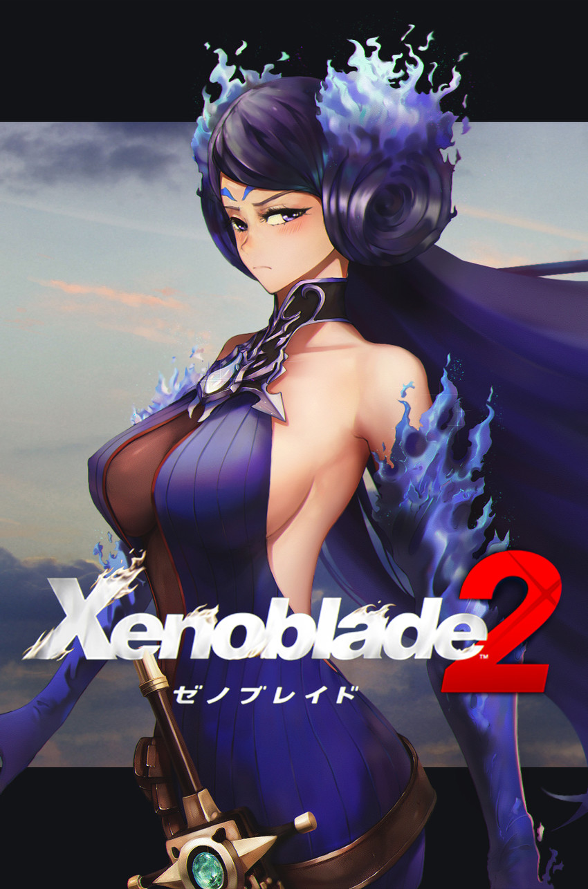 brighid (xenoblade chronicles and 1 more) drawn by murasaki_saki