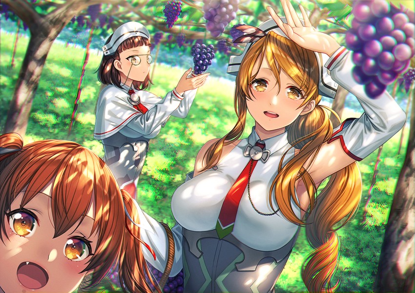 libeccio, littorio, and roma (kantai collection) drawn by unowen