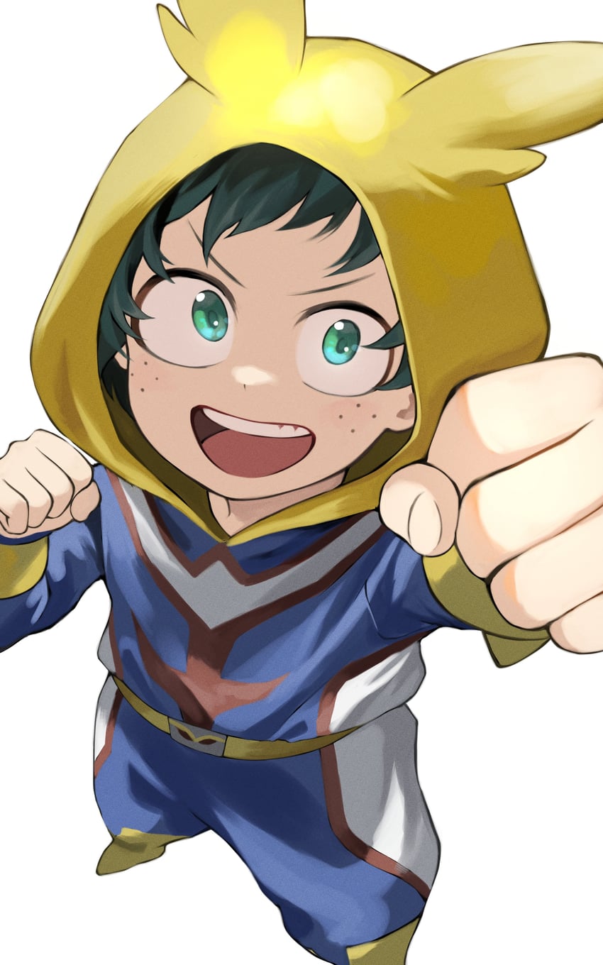 midoriya izuku and all might (boku no hero academia) drawn by fengling_(furin-jp)