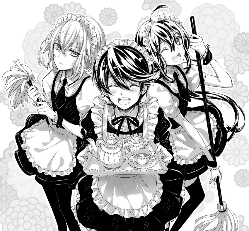 namazuo toushirou, honebami toushirou, and horikawa kunihiro (touken ranbu) drawn by fylus
