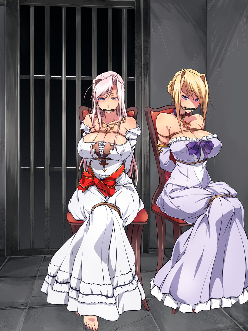 charlotte hazellink and silvia van hossen (princess lover) drawn by onigiri_(ocelot)