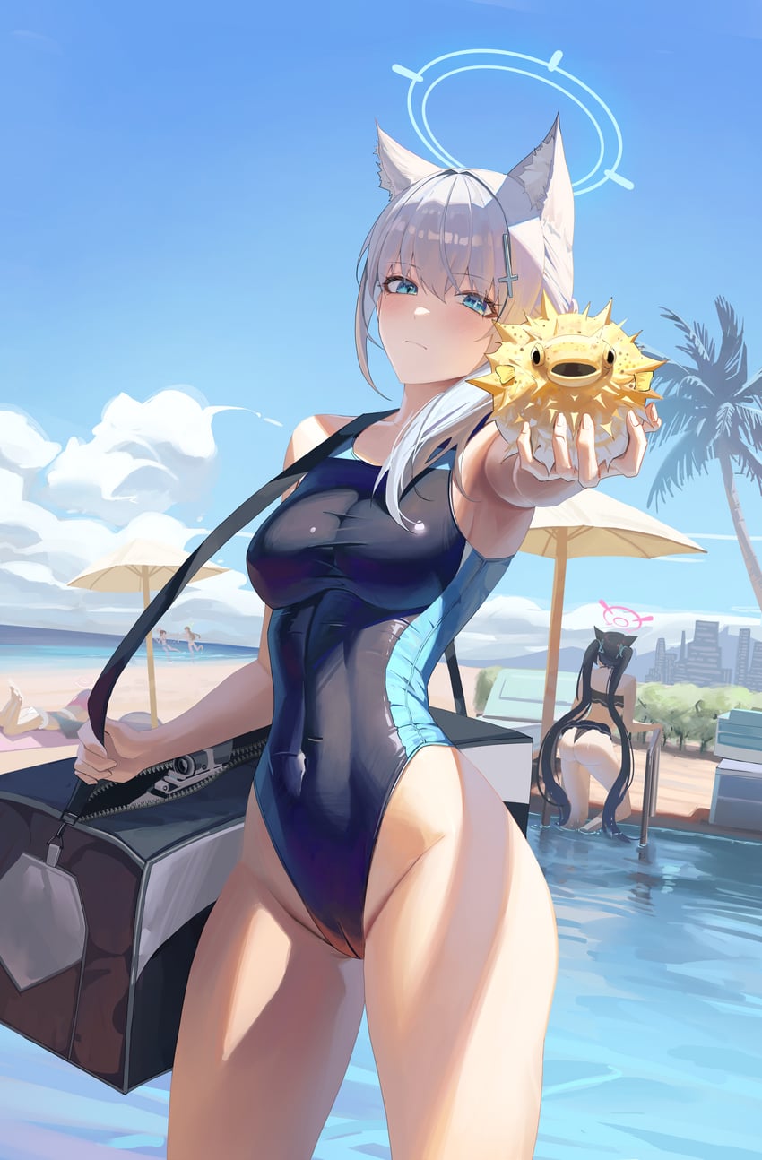 shiroko, hoshino, nonomi, serika, and ayane (blue archive) drawn by rasipan