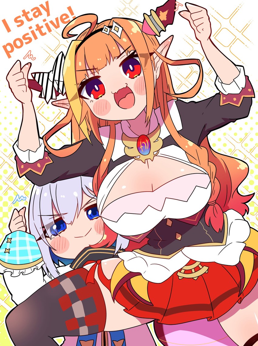 amane kanata and kiryu coco (hololive) drawn by sakuramochi_(sakura_frappe)