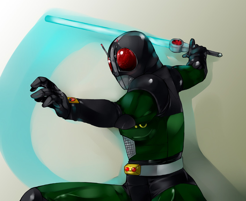 kamen rider black rx (kamen rider and 1 more) drawn by sawamura_hikaru