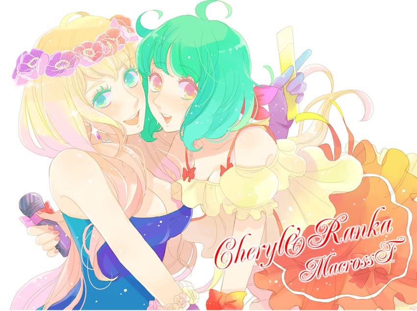 sheryl nome and ranka lee (macross and 1 more)