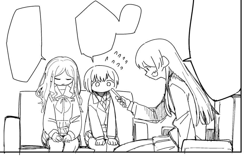chihaya anon, nagasaki soyo, and takamatsu tomori (bang dream! and 1 more) drawn by isanainusa