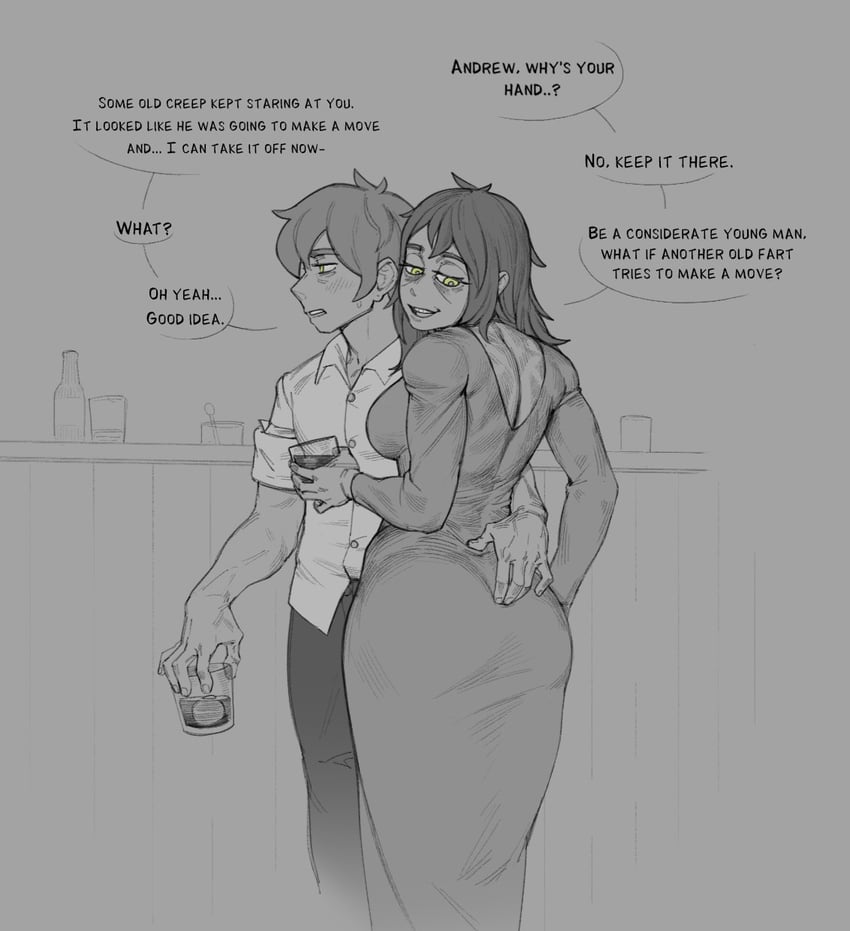 andrew graves and renee graves (the coffin of andy and leyley) drawn by eddrawsstuff
