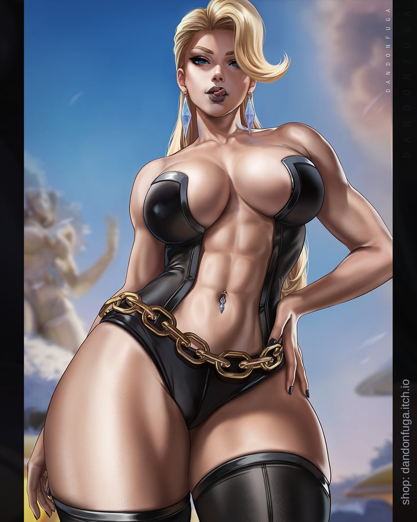 emma frost (marvel and 2 more) drawn by dandon_fuga