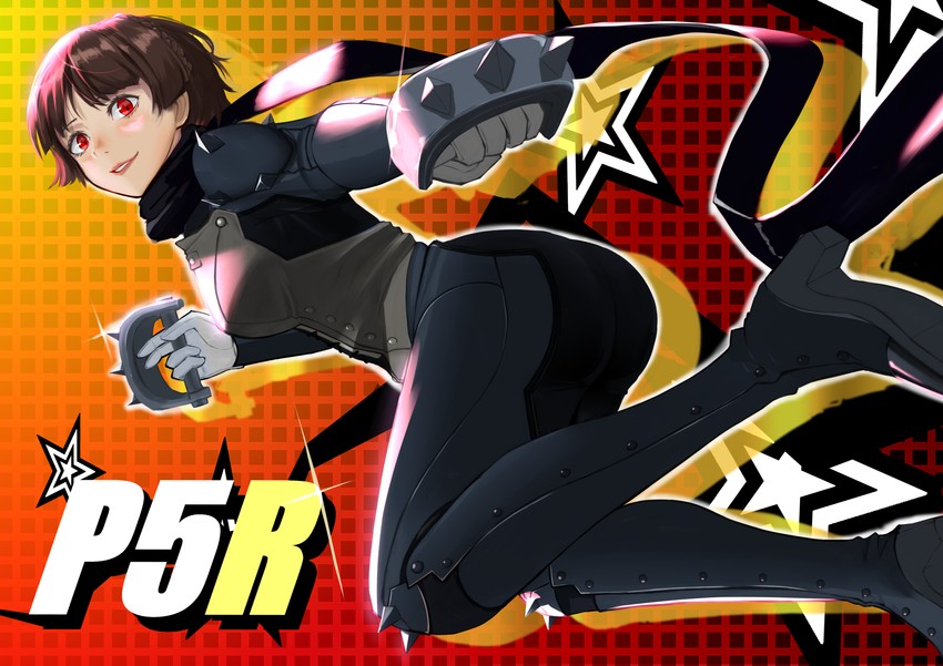 niijima makoto and queen (persona and 2 more) drawn by niishi214