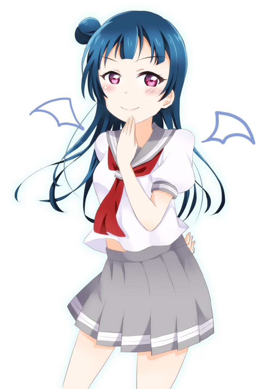 tsushima yoshiko (love live! and 1 more) drawn by yuiri_(blackmn)