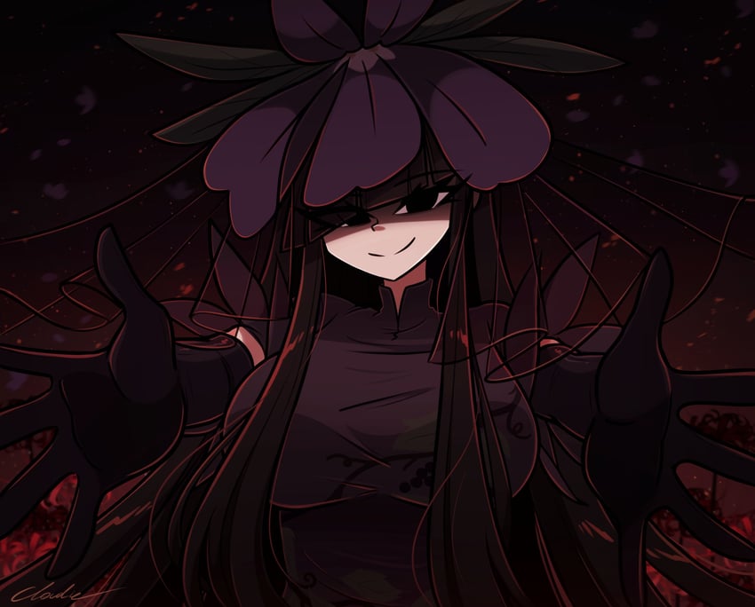 yomotsu hisami (touhou and 1 more) drawn by littlecloudie