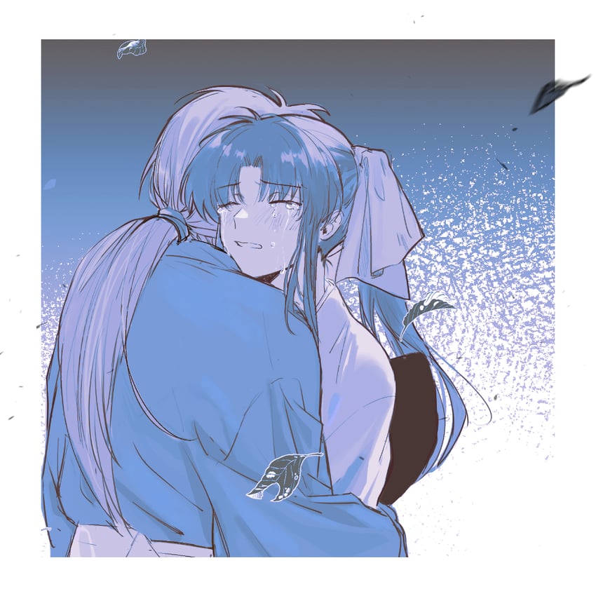 himura kenshin and kamiya kaoru (rurouni kenshin) drawn by geolu