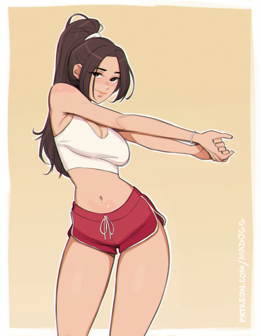 shiranui mai (street fighter and 3 more) drawn by madogg