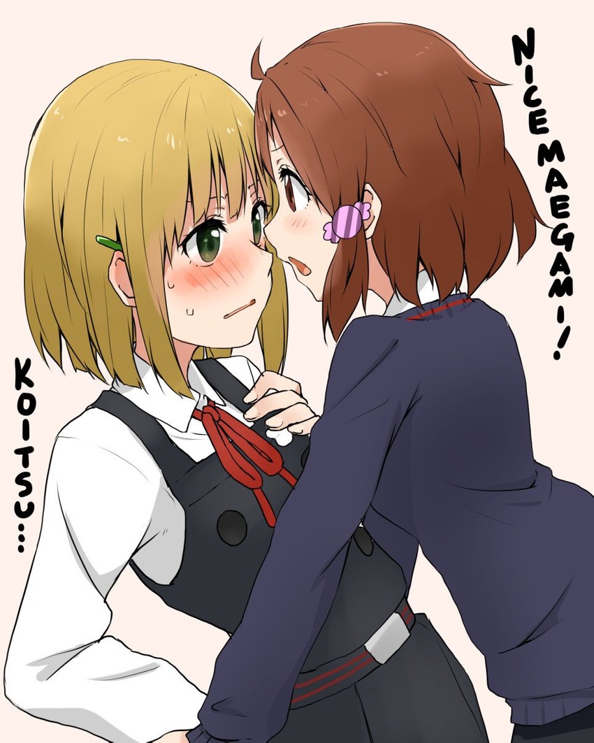 tokiwa midori and makino kanna (tamako market) drawn by kagiana
