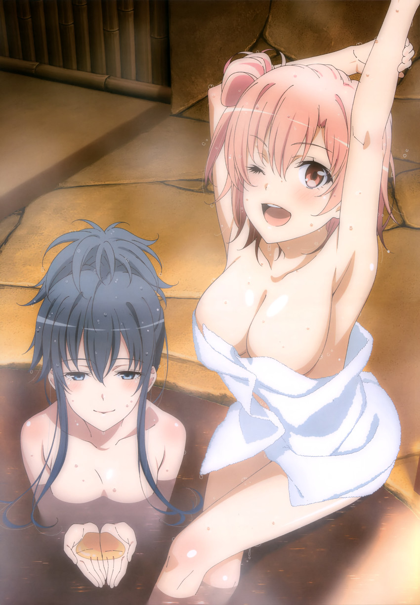 yukinoshita yukino and yuigahama yui (yahari ore no seishun lovecome wa machigatteiru. and 1 more) drawn by fujii_yui