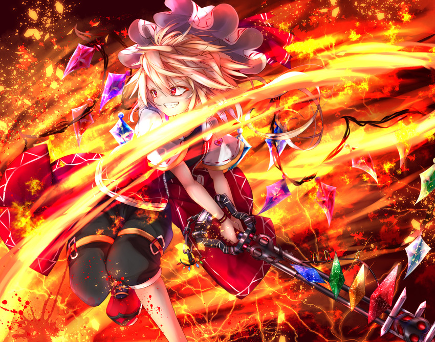 flandre scarlet (touhou and 1 more) drawn by calpis118
