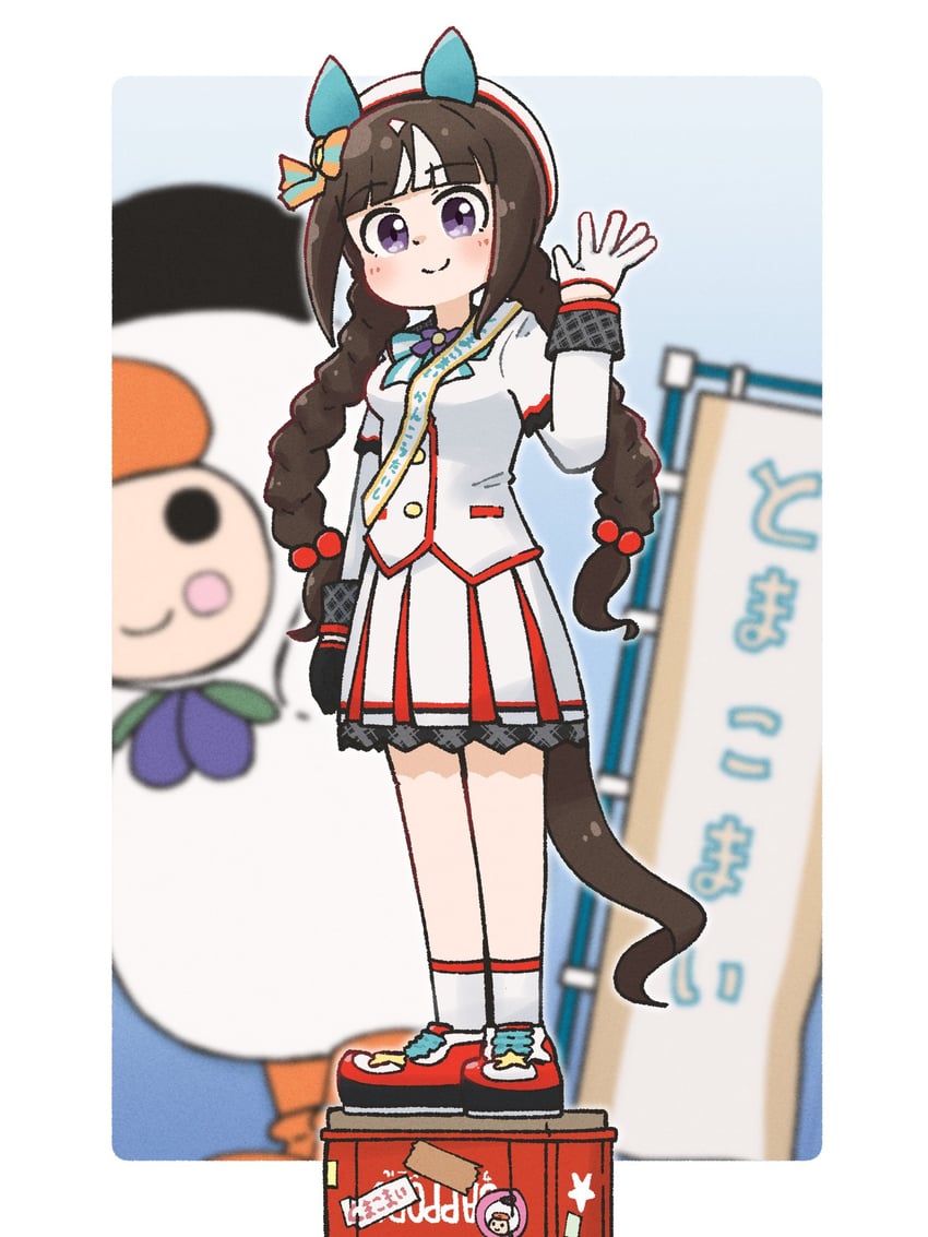 hokko tarumae and tomachop (umamusume) drawn by sorairo_meronpan