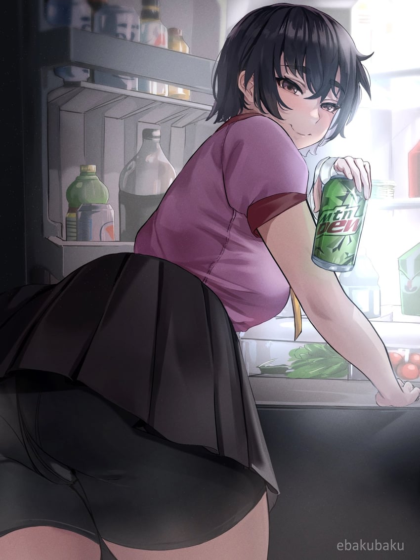 kanbaru suruga (monogatari and 1 more) drawn by ebakubaku