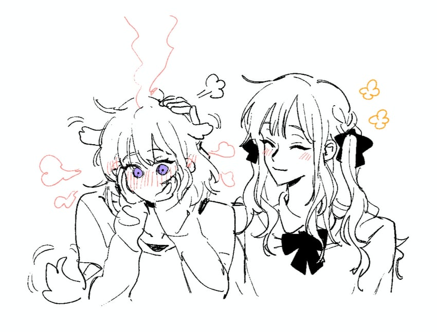 togawa sakiko and misumi uika (bang dream! and 1 more) drawn by feimeixiangguji