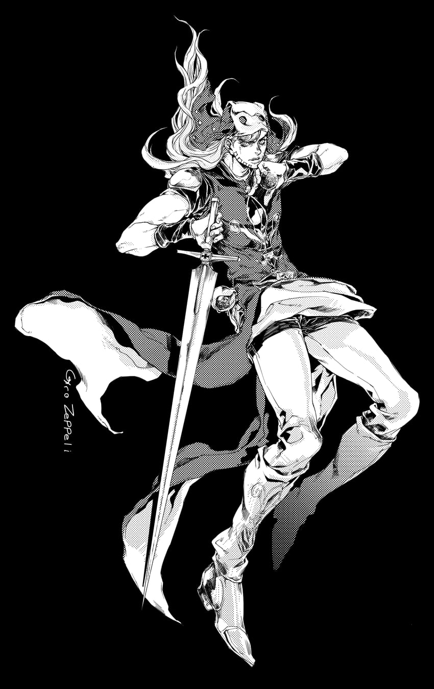gyro zeppeli (jojo no kimyou na bouken and 1 more) drawn by seyo