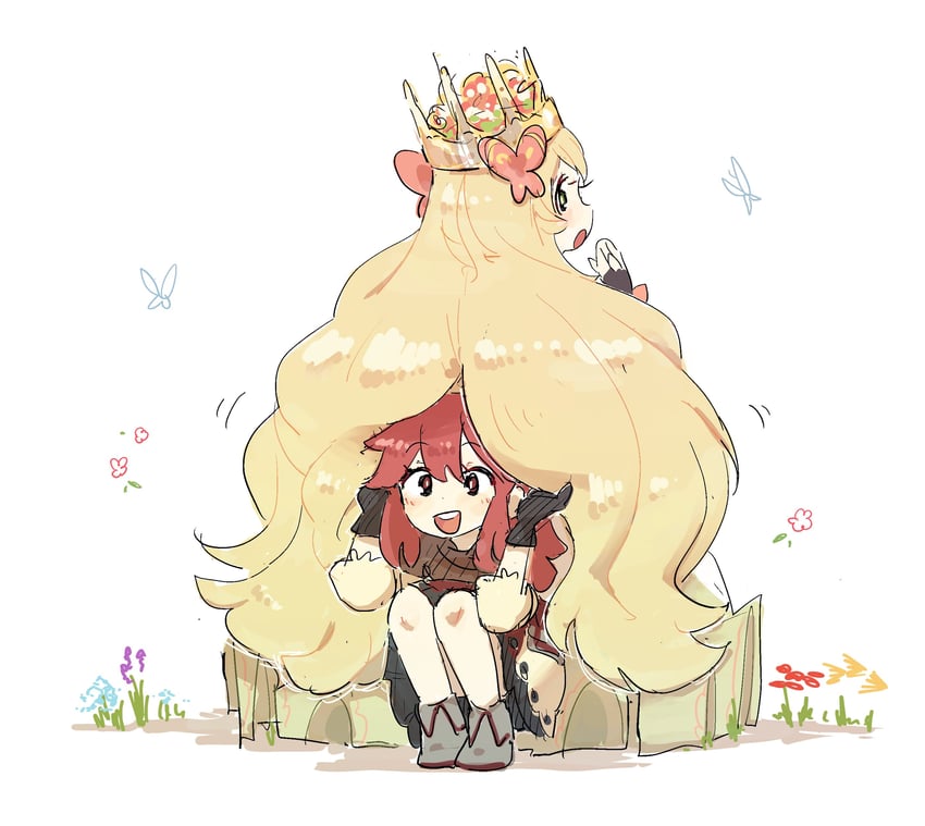 celine and anna (fire emblem and 1 more) drawn by nendo23