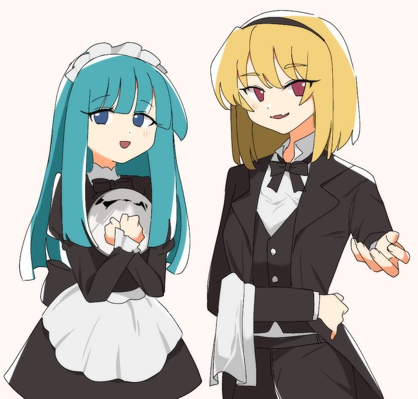 furude rika and houjou satoko (higurashi no naku koro ni and 1 more) drawn by 6npnmcuvsauiemp