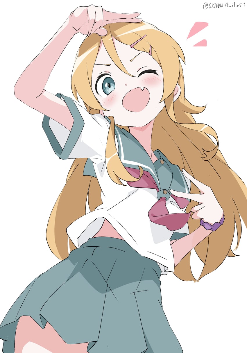 kousaka kirino (ore no imouto ga konna ni kawaii wake ga nai) drawn by white_gorilla_(okamoto)