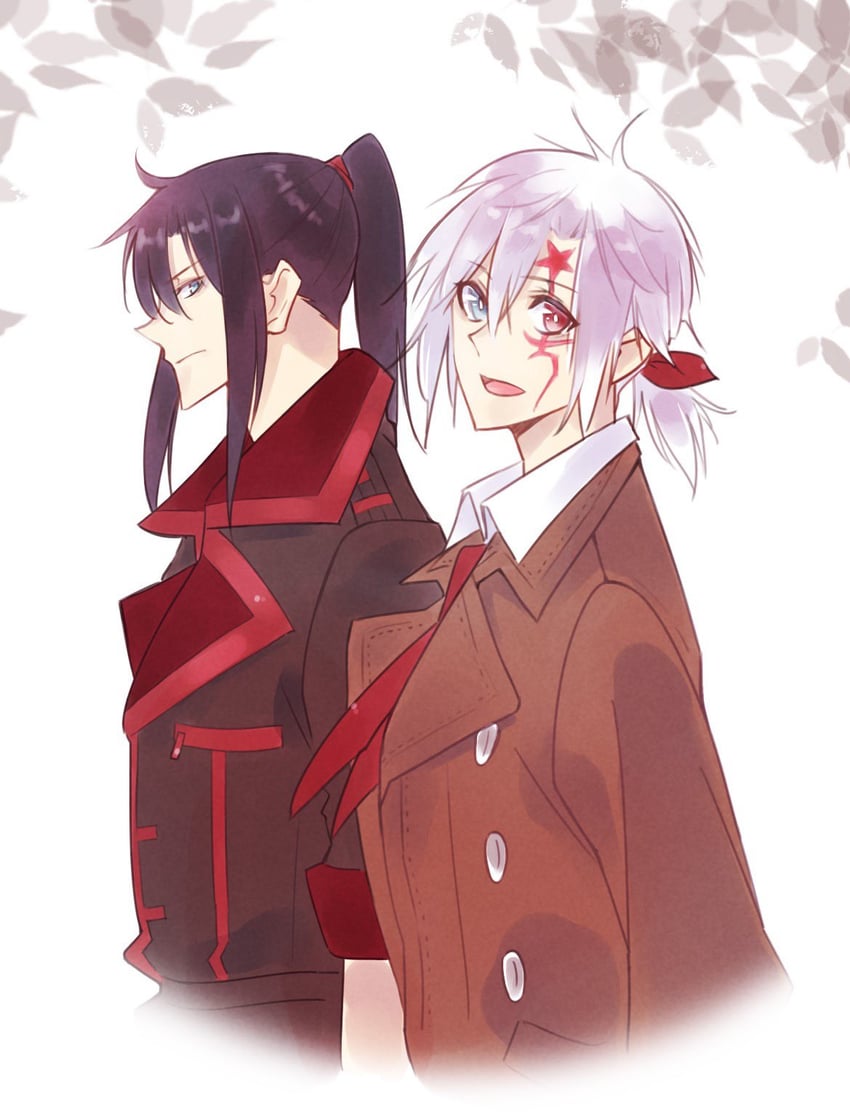 allen walker and kanda yuu (d.gray-man) drawn by george_man